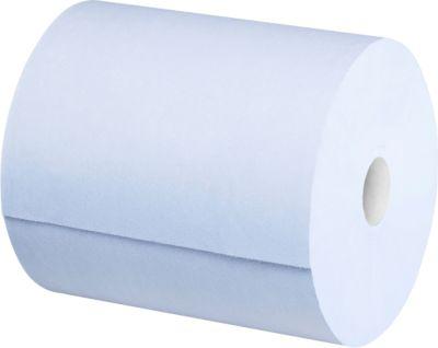 Satino Putzrollen Comfort, 2-lagig, mit Prägung, L 350 m x B 230 mm, 100 % Recycling-Papier, blau, 2 x 1000 Blatt