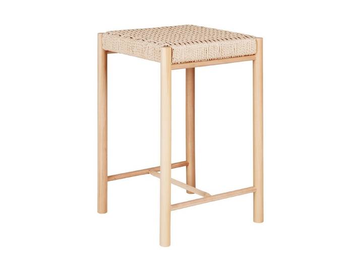 House Nordic Barhocker Abano, in Natur, Massivholz - 42x66,5x42cm (BxHxT)