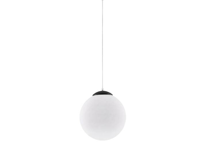 Design Pendellampe „Ugo“ Ø 30 cm Weiss / Schwarz Sollux Lighting