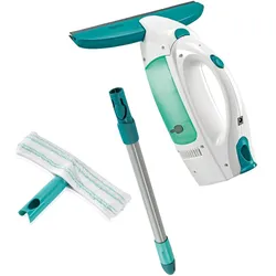 Leifheit Dry&Clean, Fenstersauger, Türkis, Weiss, Blau, Grün