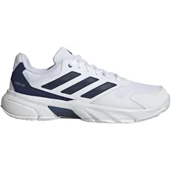 adidas Courtjam Control 3 Tennisschuhe Herren JR1749 - cloud white/dark blue/cyber met. 44