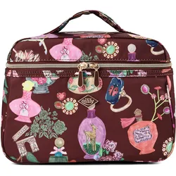 Oilily Deja Futur Kulturbeutel 28 cm, Necessaire, Braun