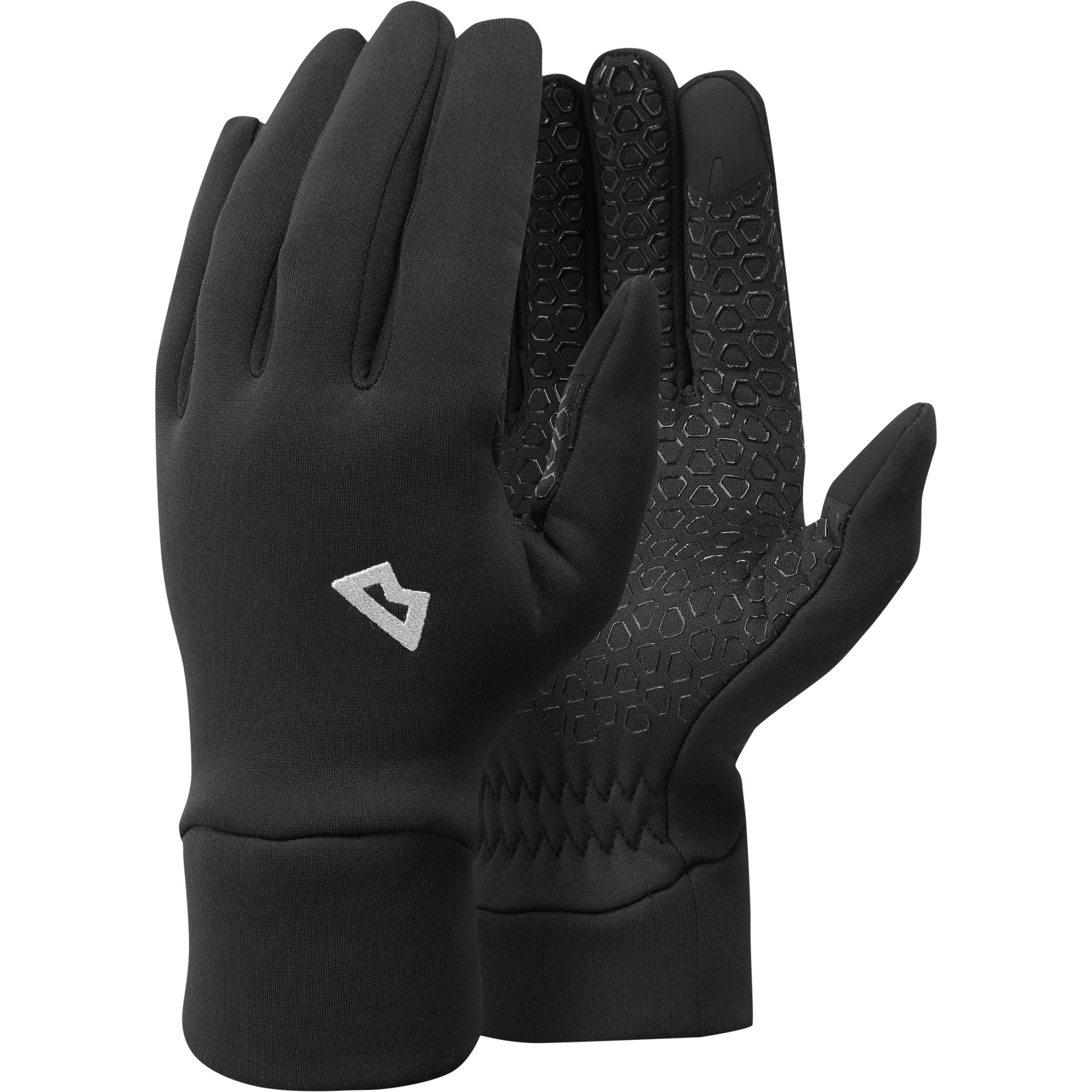 Mountain Equipment Stretch Fleece Grip Fingerhandschuhe schwarz Größe XL Trekking Windabweisend