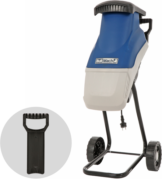 BullMach Tersic 40 - Biotrituratore elettrico - Coltelli reversibili - Cesto di raccolta