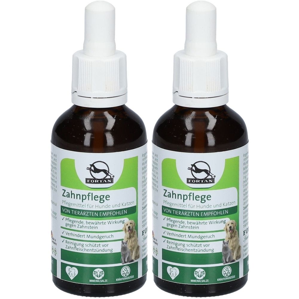 Fortan Zahnpflegemit VET x2 2x50 ml Flüssigkeit