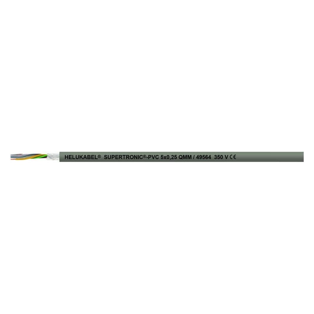 Helukabel 49562, Niederspannungskabel, Grau, Polyvinylchlorid (PVC), Cooper, 0.25 mm², 7,5 (100 m) (49562)