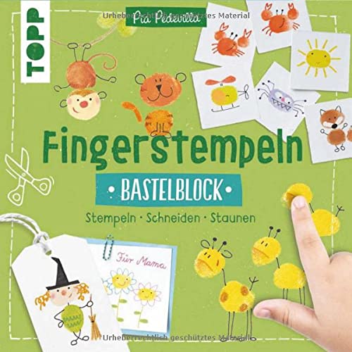 Pia Pedevilla - Fingerstempeln. Bastelblock - Preis vom 13.10.2026 19:28:25 h