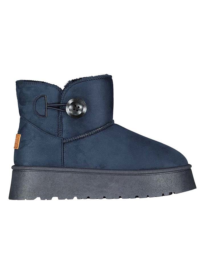 Geographical Norway Winterboots "Osiris" in Dunkelblau - 39