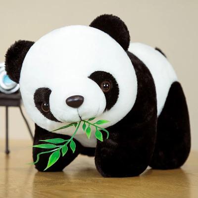 Uplifted Finds Cute Baby Bamboo Panda Bear Plush Stuffed Animal Doll 20 Cm with Bamboo