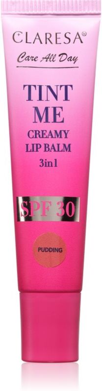 Claresa Tint Me Creamy Lip Balm lip balm with moisturising effect shade Pudding 12 ml