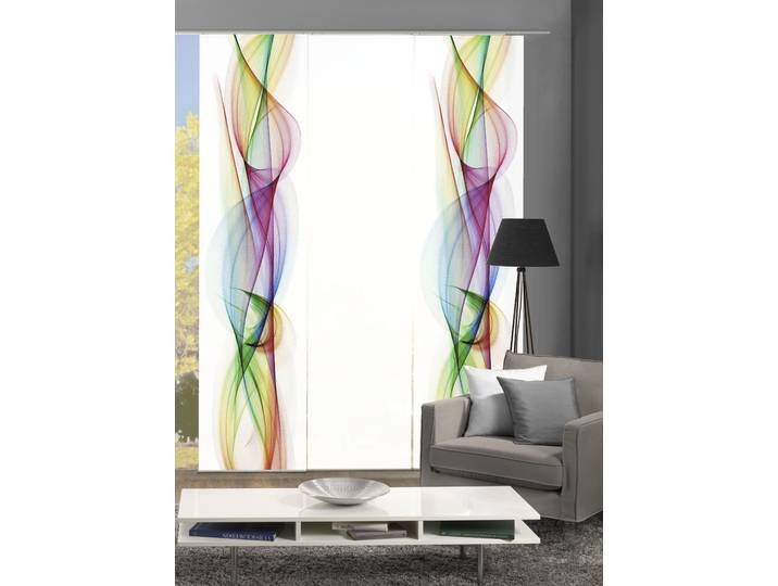 Schiebegardine HOME WOHNIDEEN BOLGE , bunt, B:60cm H:245cm, Polyester, Gardinen, Schiebegardine, DIGITALDRUCK