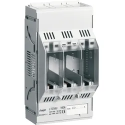 Hager LT056U Sicherungsunterteil NH00 3x160A Sammelschiene 60mm Rahmenklemme 95mm2