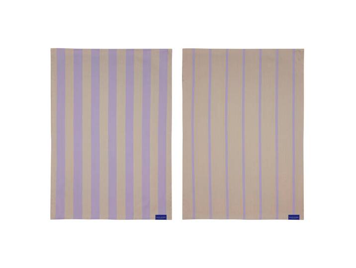 Mette Ditmer - Stripes Küchenhandtuch, sand (2er-Set)