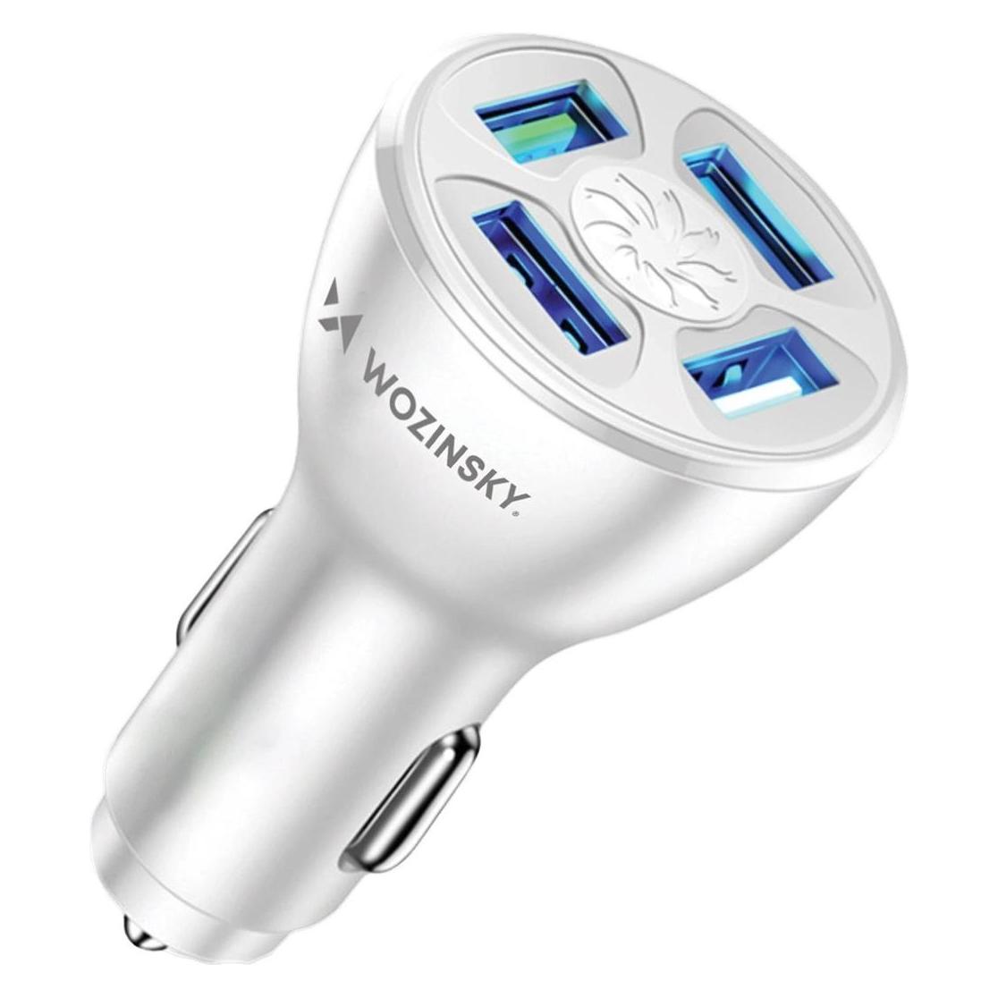 Wozinsky WCCAW 50W 4x USB-A QC Autoladegerät - Weiss (1409315874)