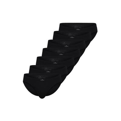 Slip TOM TAILOR "Slip 7er Pack", Herren, Gr. L, schwarz, Obermaterial: 95% Baumwolle CO. 5% Elasthan EL., Unterhosen Slip
