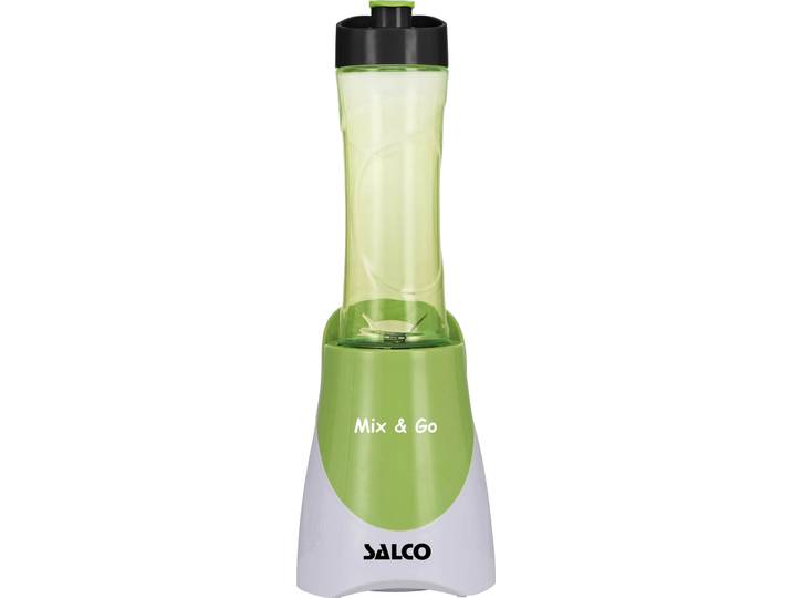 SALCO Smoothie-Maker SM-14 »MIX&GO« , grau (weiß, grau), B:14cm H:19cm T:14cm, Zerkleinerer, Smoothie-Maker