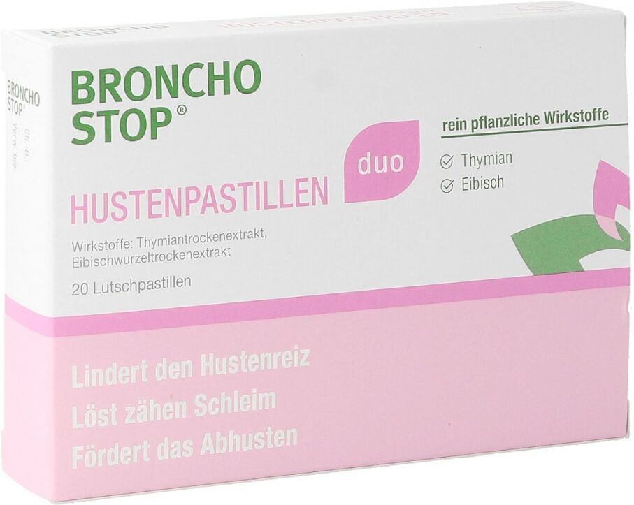 BRONCHOSTOP DUO Hustenpastillen 20stk