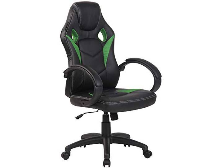 CLP Sportsitz Gaming Bürostuhl Magnus, Schreibtischstuhl höhenverstellbar 49-59 cm Farbe grün