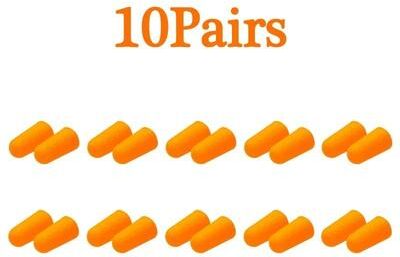 Uplifted Finds Noise Reduction Soft Foam Earplugs With Individual Sanitization Packs 10 Pairs