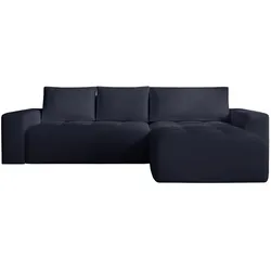 ECKSOFA Portland Schwarz Rechts