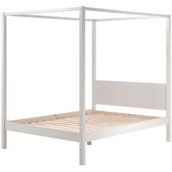 HIMMELBETT Kathleen 208x191x148 aus Massivholz in Weiß