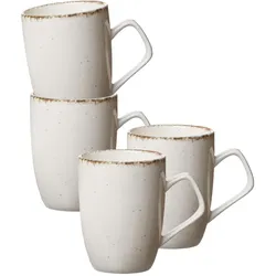 HENKELBECHER Casa Beige 380 ml 4er Set