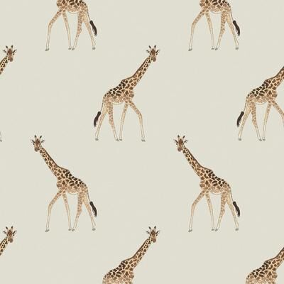 Sophie Allport Giraffe Off White Wallpaper - N/A