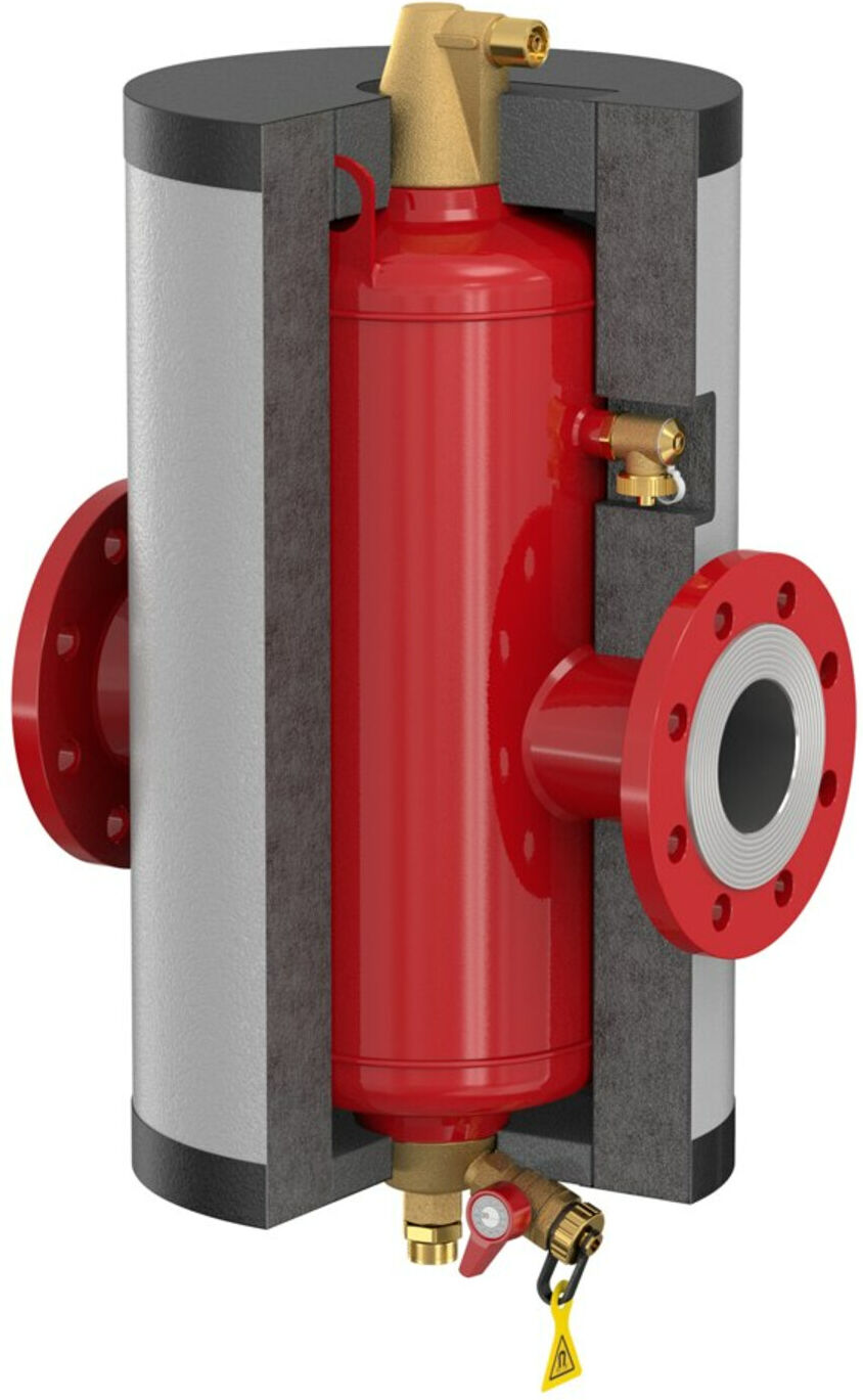 Flamco Isolierung Flamcovent Clean IsoPl 80, 694x380mm, we-alu (RAL 9006) (28862)