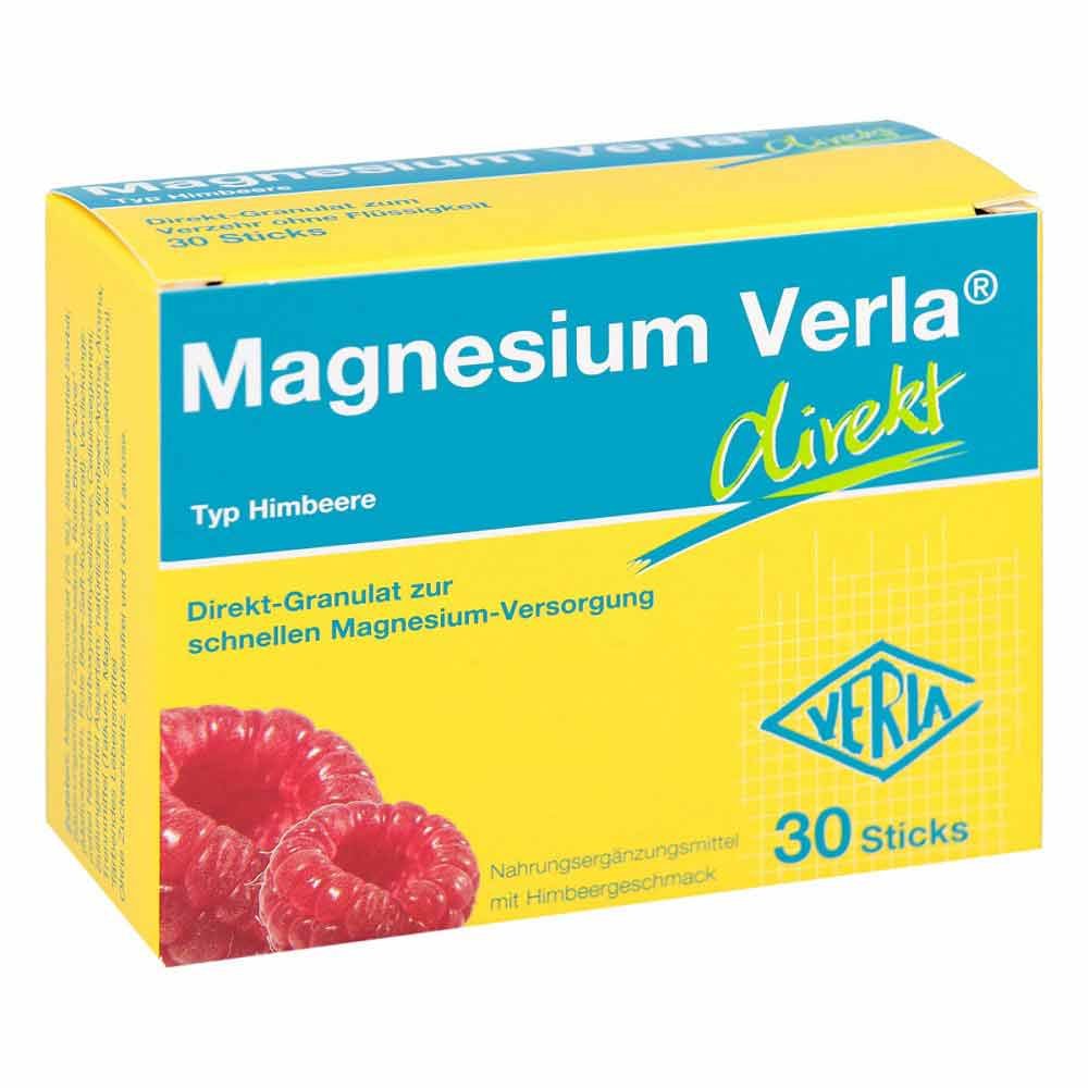 Verla-Pharm Arzneimittel GmbH & Co. KG Magnesium Verla direkt Granulat Himbeere 07396685