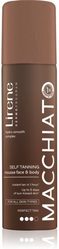 Lirene Perfect Tan Selbstbräunungsschaum Für Gesicht und Körper 150 ml