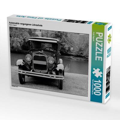 CALVENDO Puzzle Automobile vergangener Jahrzehnte | 1000 Teile Lege-Größe 64x48cm Foto-Puzzle für glückliche Stunden