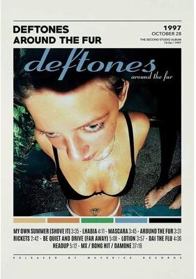 Uplift Picks Deftones Album Cover Poster Canvas Music Wall Art Room Decor 06 30x40 Cm
