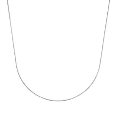 Collierkettchen AMOR, silber (silberfarben), Halsketten, Damen, Silber 925 (Sterlingsilber), L: 50 B: 1mm, Made in Germany, B:1mm