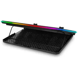 Evolveo Ania 9 RGB, nastavitelnÃ1⁄2 podstavec pro notebook, Notebook Ständer, Blau, Rot, Grün, Schwarz