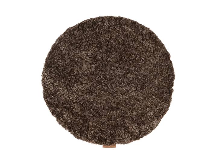 Shepherd of Sweden Coussin de chaise rembourré Jill Cappuccino (brun), Ø36 cm