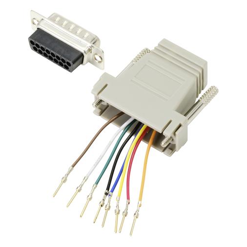 Tru Components D-SUB Adapter D-SUB-Stecker 15pol. - RJ45-Buchse 1 St. (TC-9990272)