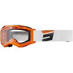 Shot, Motorradhelm Zubehör, ASSAULT 2.0 CLAW Brille glanz neon orange-Glas klar