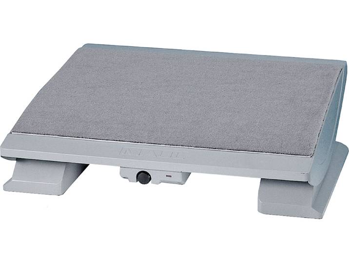 MAUL Repose-pieds MAULpro 45 x 39 cm aiguilletée réglable en hauteur chauffée grise