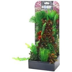 Hobby Plantasy Set 6 - Pflanzen-Set mit 9 künstlichen Aquarienpflanzen