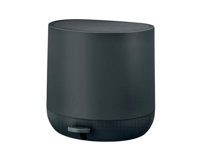 Schöner Wohnen Treteimer Pomino, Schwarz, Keramik, 4,5 l, 26x26x24 cm, Haushalt & Reinigung, Reinigung, Mülleimer & Abfallsammler