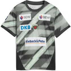 Puma, Jungen, Fussballtrikot, Füchse Berlin Away Jersey Jr with Sponsor (164), Schwarz