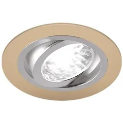 Einbaustrahler GU10 ALUM C BEIGE/CHROME IDEUS 03623