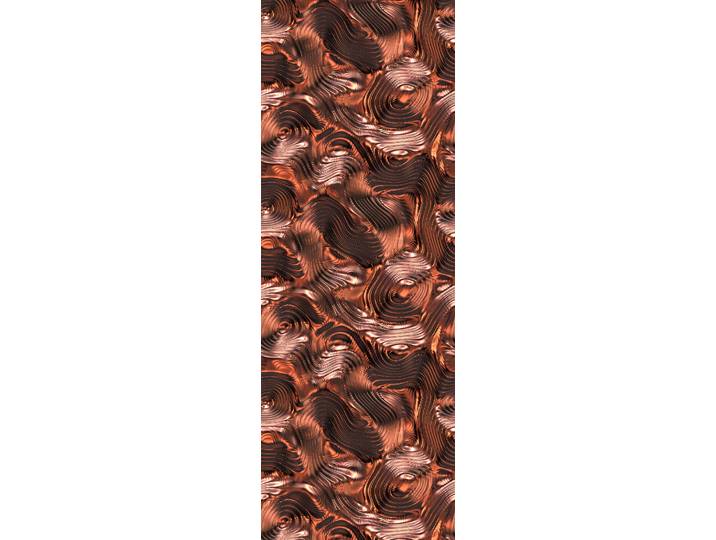 Vinyltapete QUEENCE Oancoitha , braun (bronze), B:0,9m L:2,5m, Vinyl, Tapeten, Vinyltapete, 90x250cm, selbstklebend, kinderleichte Anbringung,, Sticker