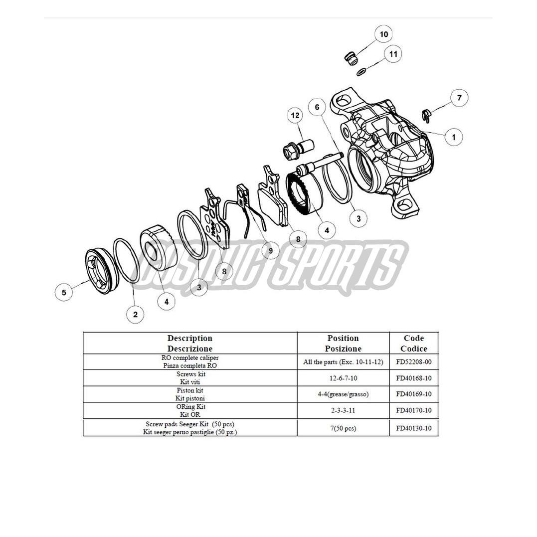 Formula Bremszangen Schrauben Kit RO '12-18 | RO Racing '16/'18 SALE (35241740)