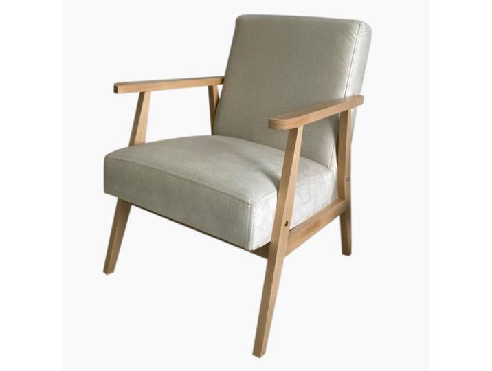 Sepro Meble Sessel Beige Retro, 59x76x67 cm, Wohnzimmer, Sessel, Polstersessel