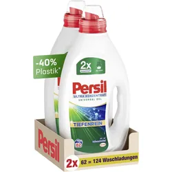 Persil ULTRA KONZENTRAT UNIVERSAL GEL TIEFENREIN Waschmittel frisch 2x 1,24 l