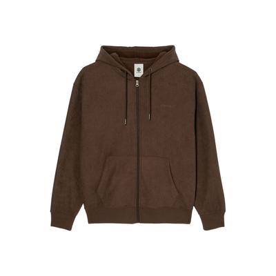 Kapuzensweatshirt ELEMENT "Lowcase Corduroy", Herren, Gr. L, java, Obermaterial: 100% Polyester., Sweatshirts