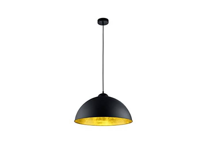 Trio Leuchten Suspension LED Romino Moderne Schwarz/goldfarbig