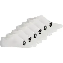 ELLESSE ellesse Unisex Sneaker Socken FRIMO, 6 Paar - No Show Socks, Sport, Logo, Größe 43-46,5 in Weiß Weiß