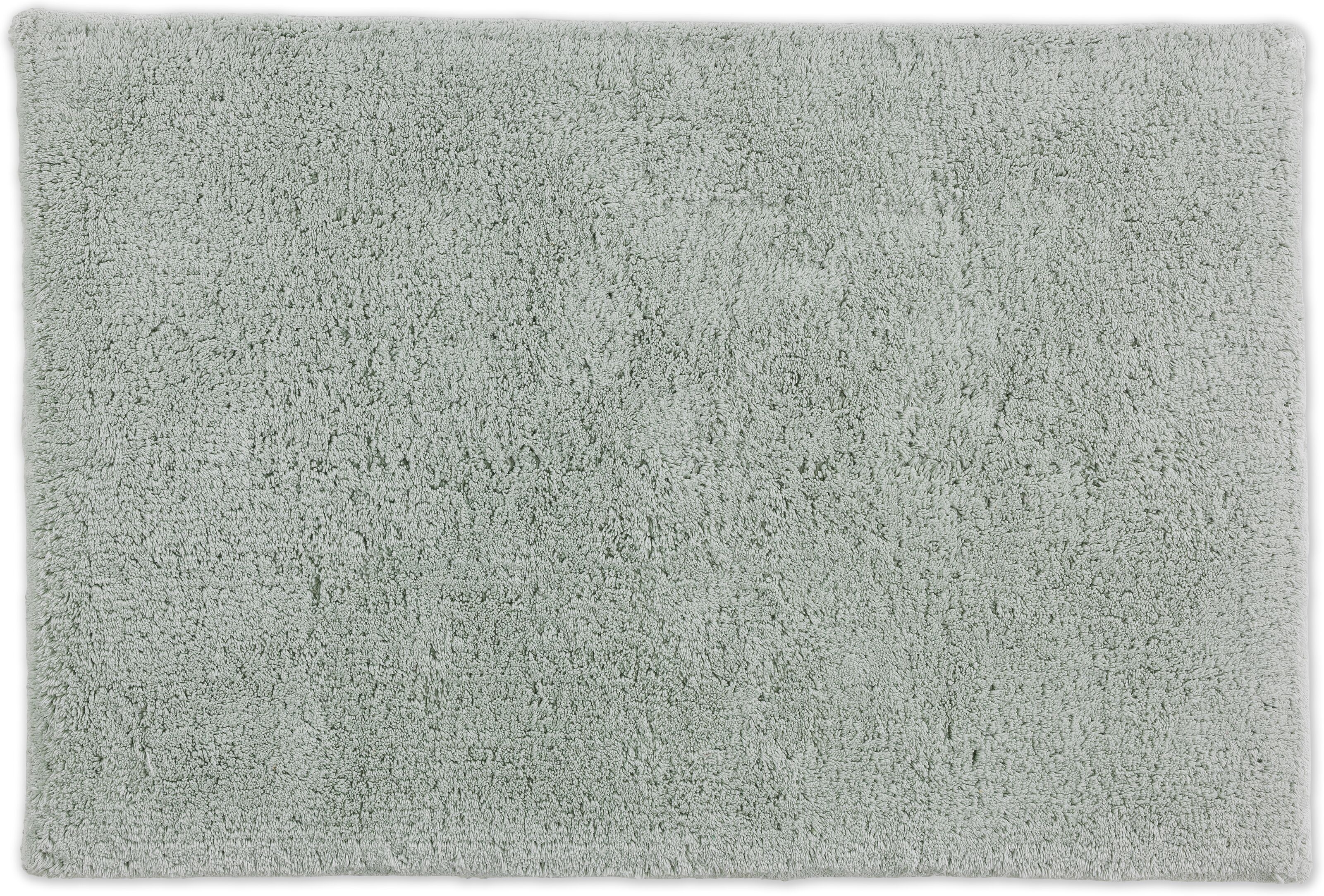 Badematte "Bahamas Uni" Gr. 4, grün (mint), H:30mm, Baumwolle, SCHÖNER WOHNEN-KOLLEKTION, Badematten, Badematte, beidseitig verwendbar mint rechteckig (67cm x 110cm ) (40cm x 60cm)